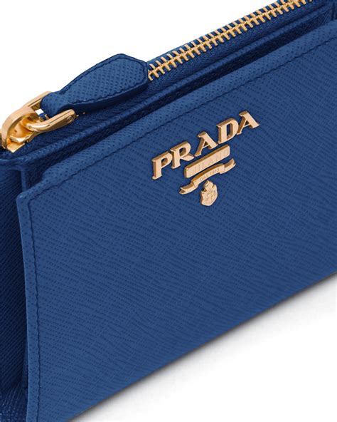 portafogli prada saffiano blu prezzo|Prada Portafoglio In Pelle Saffiano .